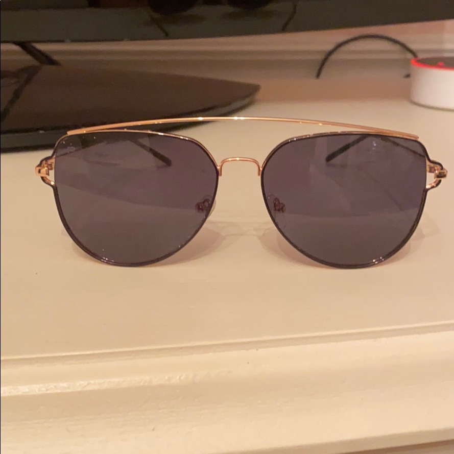 Trendy Black Lens Sunglasses